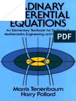 1681765238 Morris Tenenbaum Harry Pollard Ordinary Differential Equations Dover Books on Mathematics 1985c1