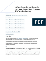 HP LaserJet Boot Progress Troubleshooting Guide