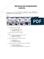 Guía de Ejercicios de Comprensión Lectora