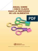 Cinco Claves Para Inocuidad de Alimentos