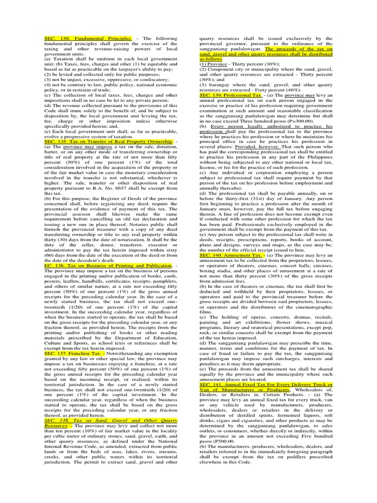 Local Gov't Code Tax2 Final | PDF | Search And Seizure | Search Warrant