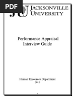 Performance Appraisal Interview Guide