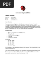 sed 322 syllabus assignment