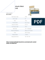 Heavy Duty Hydraulic Metal Shear SH-8008-HD