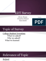 Edt Survey Presentation