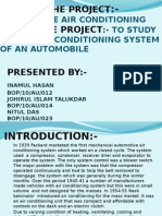 Automobile Air Conditioning To Study About Air Conditioning System of An Automobile