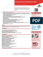 M22462 Formation Administrer Une Base de Donnees Microsoft SQL Server 2012 PDF