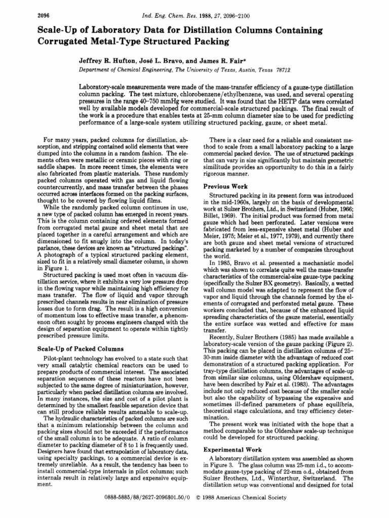 Industrial & Engineering Chemistry Research Volume 27 Issue 11 1988