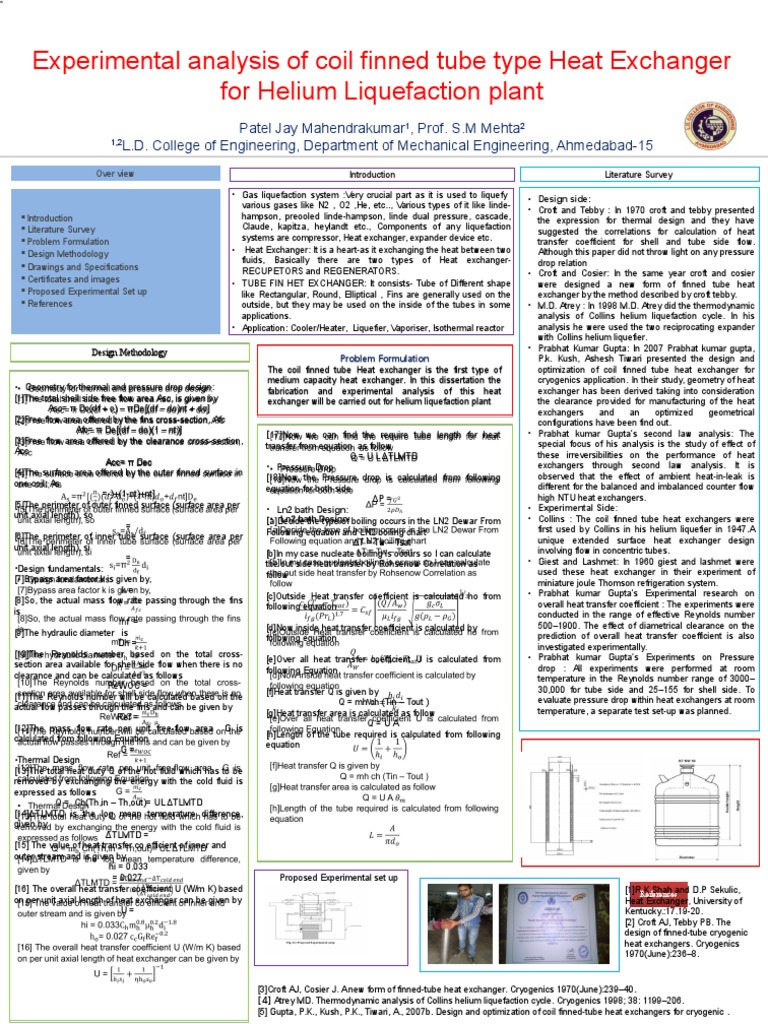 Poster Gtu Me PDF Heat Exchanger Heat Transfer
