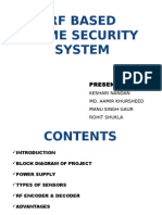 RF Based Home Security System: Presented by