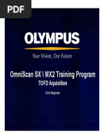 OmniSX MX2 Training 16D TOFD Acquisition