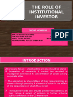 The Role of Institutional Investor