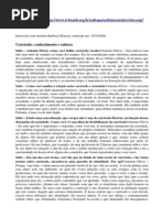 Entrevista Com Antonio Flavio Barbosa Moreira