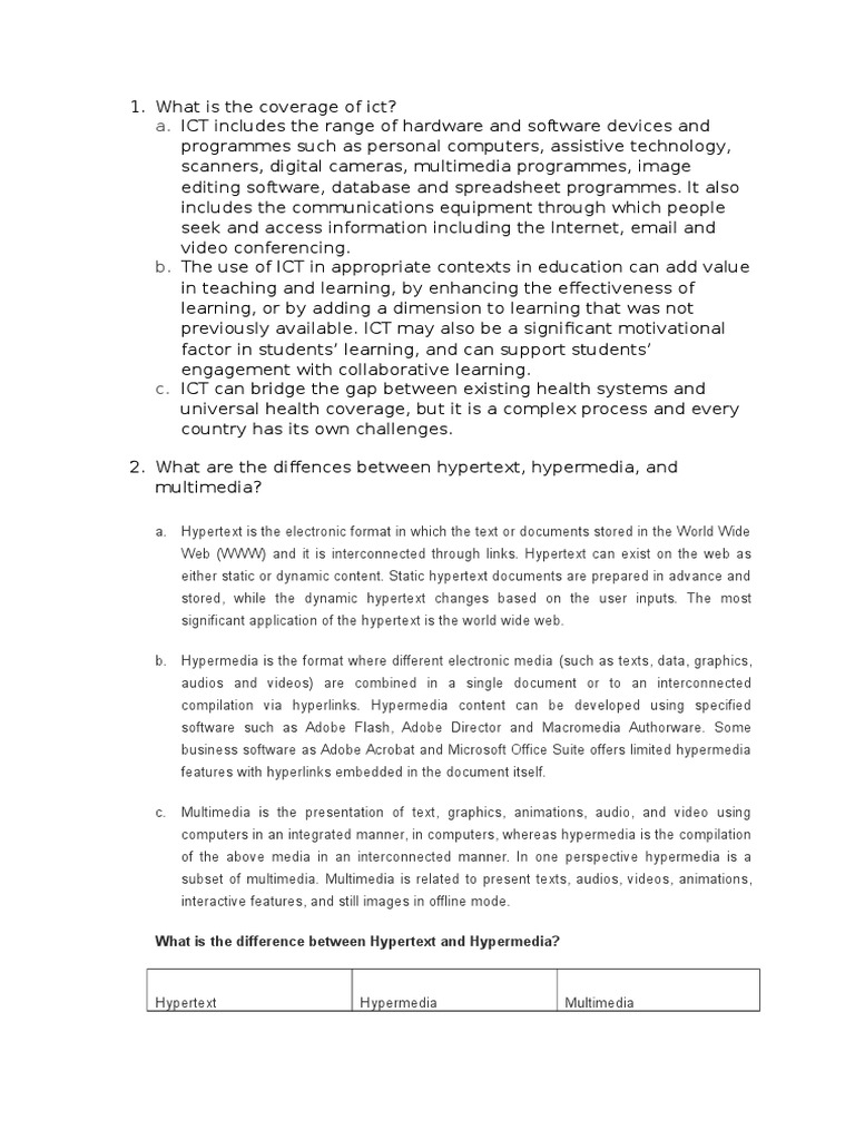 ICT Coverage and Its Educational Impact | PDF | Hypertext | Adobe Flash