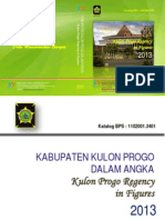 Kulon Progo Dalam Angka 2013