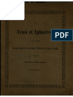 AHRENS, H.L (1845) de Crasi Et Aphaeresi