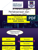 Proses Perancangan, Perlaksanaan Dan Penilaian PTV