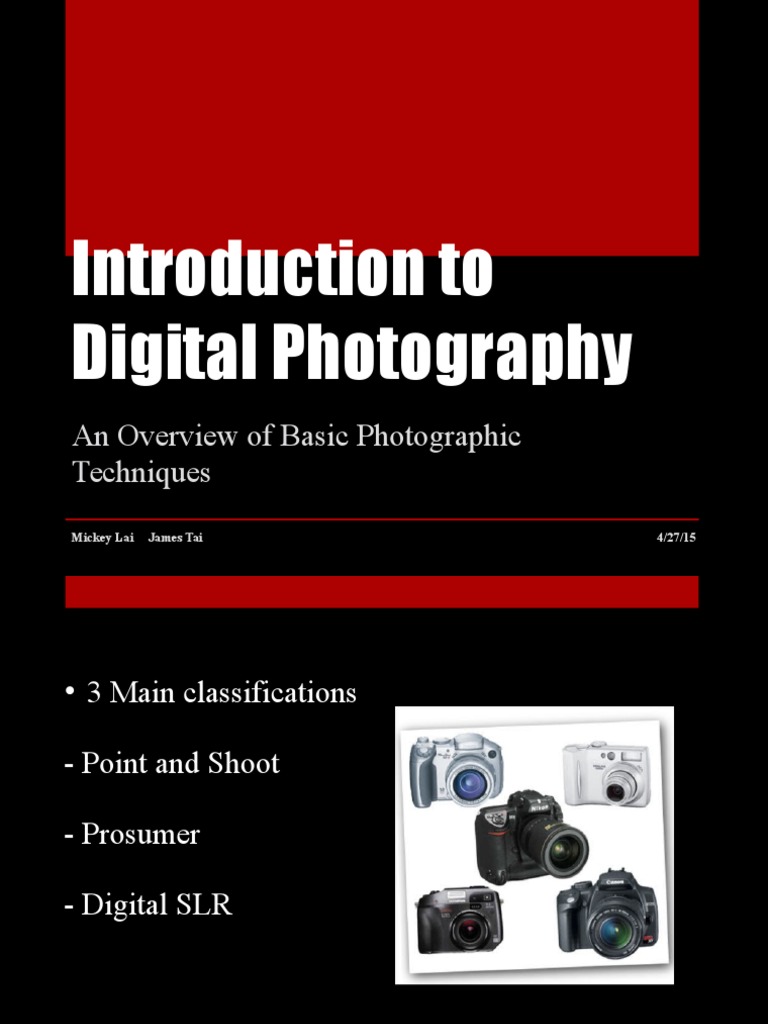 Introduction To Digital Photography | Download Free PDF | Shutter Speed ...