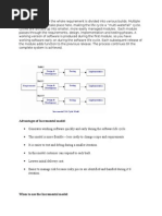 Advantages of Incremental Model