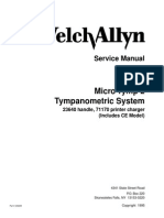 WELCH ALLYN Microtymp II Service Manual