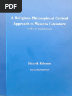 Henrik Edoyan, A Religius Philosophical Critical Approach 2015