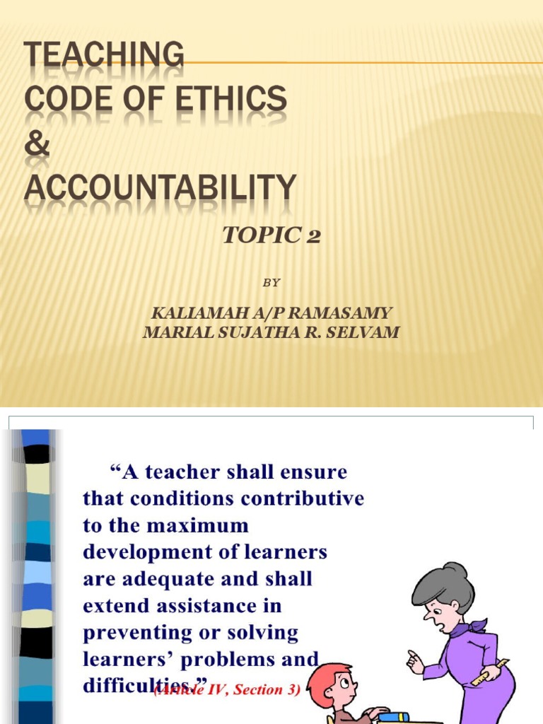 Ethical Challenges in Education | PDF | Morality | Accountability