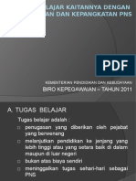 Tugas Belajar Kaitannya Dengan Jabatan Dan Pangkat Dosen