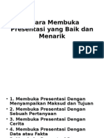 Presentasi Yang Baik Dan Menarik