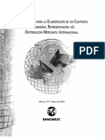 Guia Para Contrato De Comision Representacion Y O Distribucion Mercantil Internacional