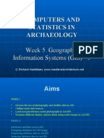 Computers and Statistics in Archaeology