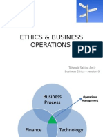 Ethics N Business Operations#