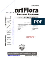 HortFlora Res. Spectrum, Vol. 4 (1) March 2015 ABSTRACTS