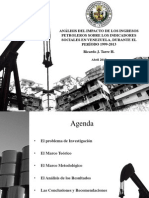 Impacto de los Ingresos Petroleros en los Indicadores Sociales de Venezuela 1999-2013