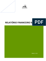 Relatório Financeiro - Janeiro/Março de 2015