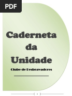 Caderneta Da Unidade - DESBRAVADORES