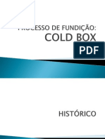 Processos de Fundição - COLD BOX