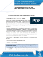 Actividad de Aprendizaje Unidad 1 Introduccion a Los Sistemas de Gestion de La Calidad 1 1 1 1