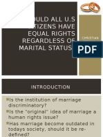 Equal Rights and Marriage-Christian Storrs