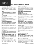 20 Duvidas Dadiva Sangue