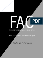 Carta de Intenções do FAO