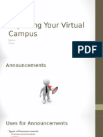 Exploring Your Virtual Campus: Name: Class