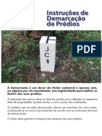 Instruçoes de Demarcasçao de Predios