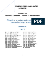 Teste Admitere UMF Carol Davila 2015