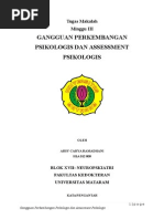 Download Makalah Gangguan Perkembangan Psikologis Dan Assessment Fix by Achy Ramadhani SN263299118 doc pdf