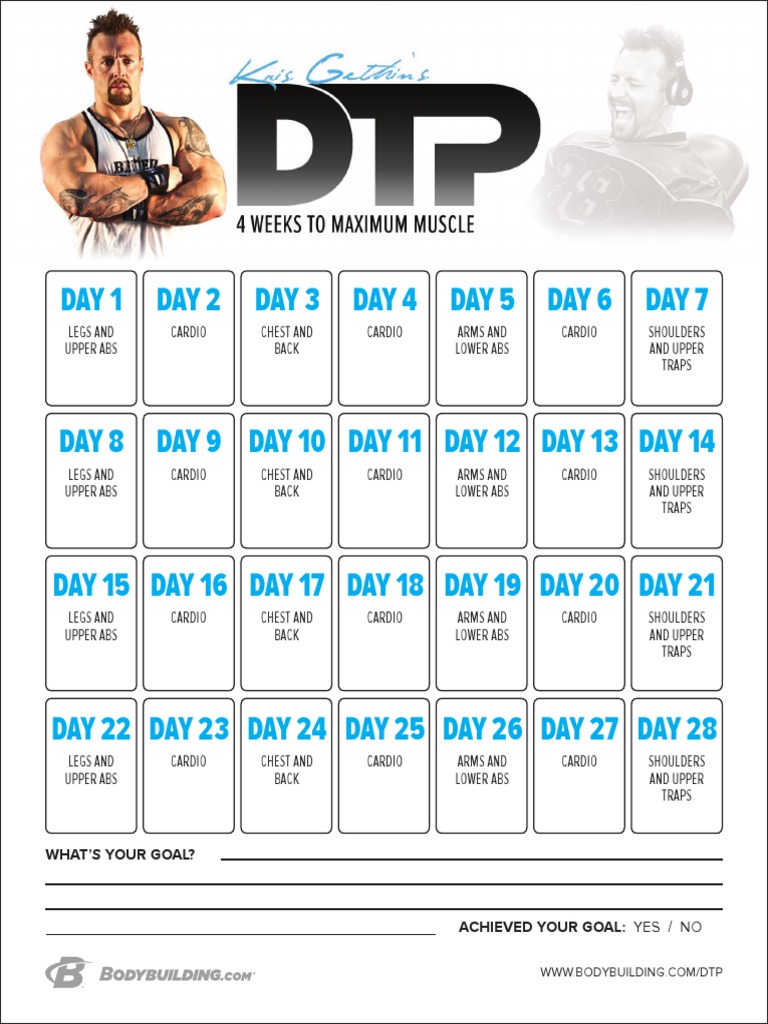 28-Day Workout Plan: Strength & Cardio | PDF | Career & Growth