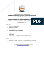 Auxiliar Administrativo Secretaria