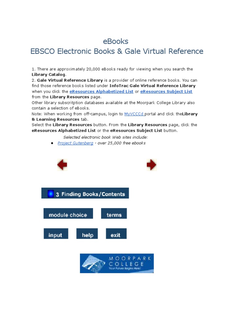 Access 20,000+ eBooks Online | PDF