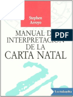 Manual de Interpretacion de La Carta Natal - Stephen Arroyo