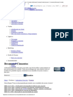 Ensaios - Cimento Nacional - O Cimento Da Brennand CimentosCimento Nacional - O Cimento Da Brennand Cimentos