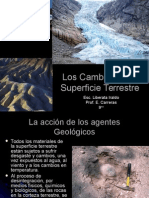 Cambios Superficie Tierra Agente Geológicos